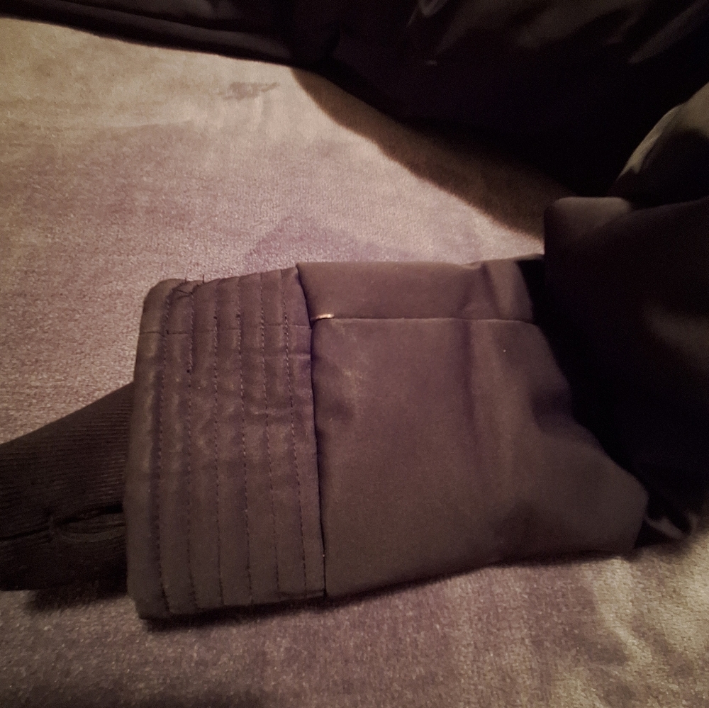 Soia & Kyo Black Hooded Puffer Coat with Fur Trim - Picture 5 of 8